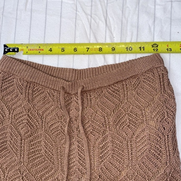 DH New York, Hallie Pant Brown Knit Women's Pants, - Picture 9 of 12